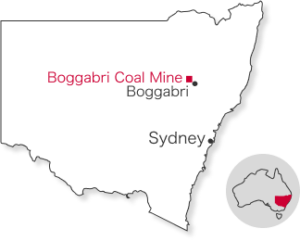 Boggabri Coal location vector