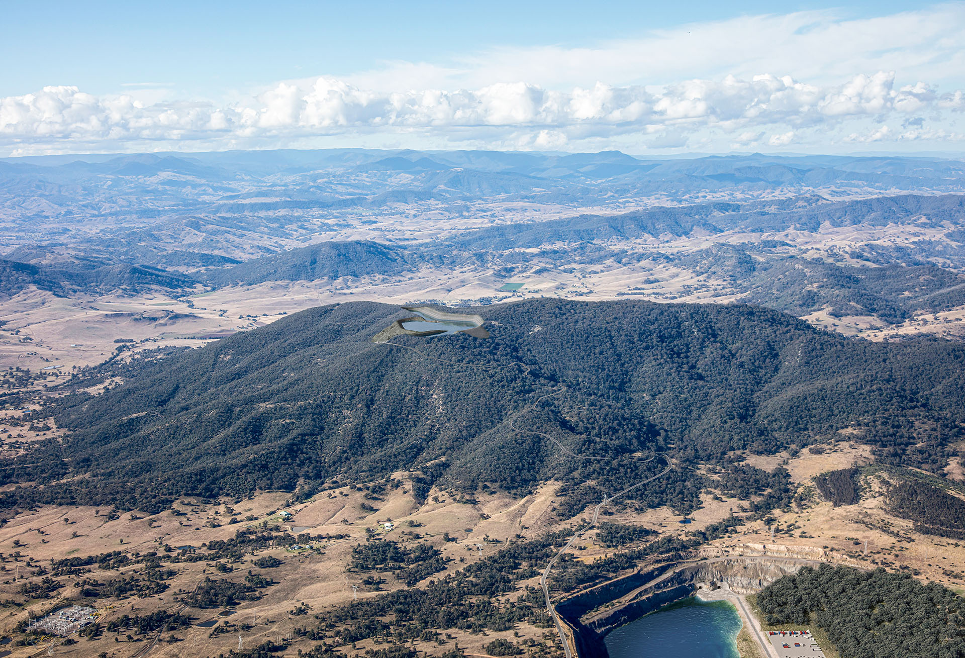 Media release, aerial image